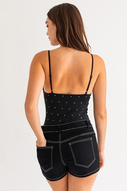 Rhinestone Bodysuit from Bodysuits collection you can buy now from Fashion And Icon online shop