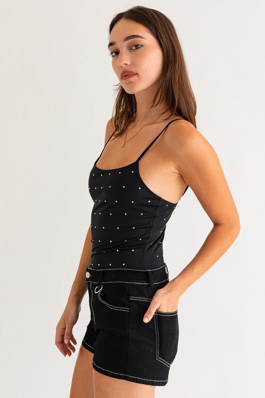 Rhinestone Bodysuit from Bodysuits collection you can buy now from Fashion And Icon online shop