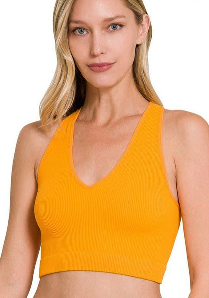 Ribbed Cropped Tank Top from Crop Tops collection you can buy now from Fashion And Icon online shop