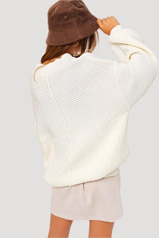 Ribbed Knit Sweater from Sweaters collection you can buy now from Fashion And Icon online shop