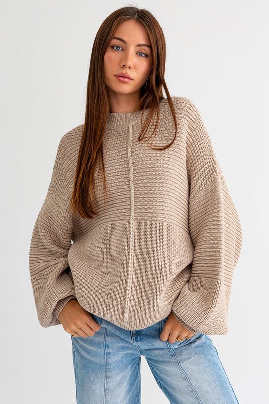 Ribbed Knit Sweater from Sweaters collection you can buy now from Fashion And Icon online shop