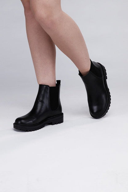 Round Toe Booties from Booties collection you can buy now from Fashion And Icon online shop