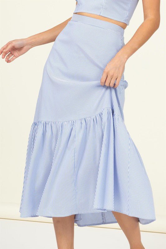 Ruffle Midi Skirt from Maxi Skirts collection you can buy now from Fashion And Icon online shop