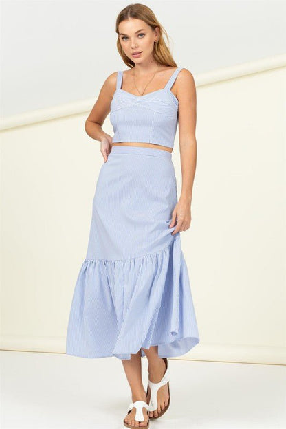 Ruffle Midi Skirt from Maxi Skirts collection you can buy now from Fashion And Icon online shop