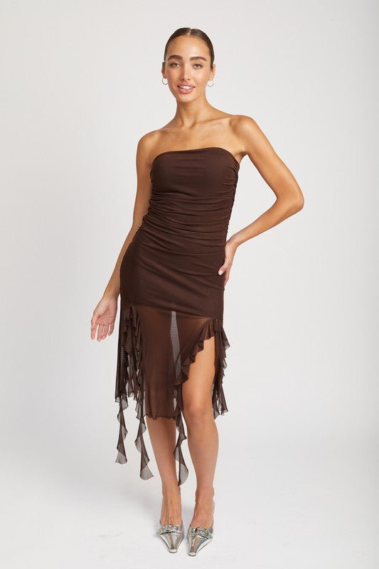 Ruffle Mini Dress from Trendy dress collection you can buy now from Fashion And Icon online shop