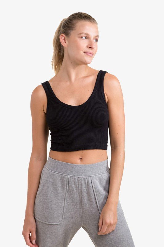 Seamless Cropped Tank Top from Crop Tops collection you can buy now from Fashion And Icon online shop