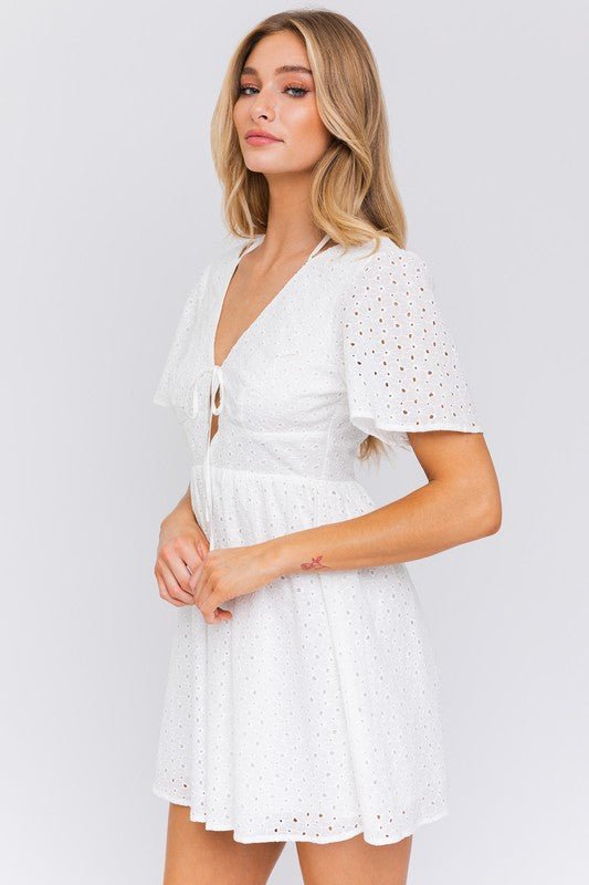 Short Sleeve Babydoll Dress from Mini Dresses collection you can buy now from Fashion And Icon online shop
