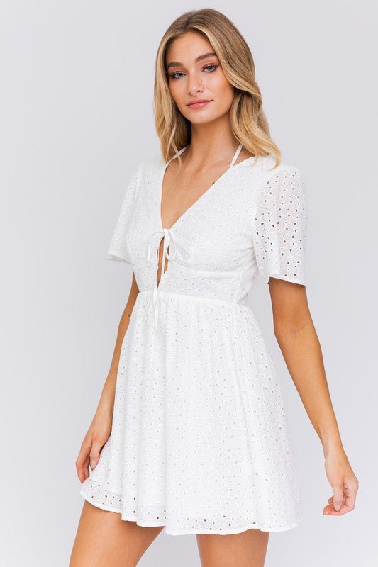 Short Sleeve Babydoll Dress from Mini Dresses collection you can buy now from Fashion And Icon online shop