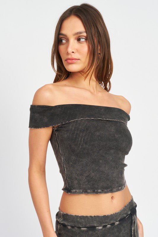 Strapless Crop Top from Crop Tops collection you can buy now from Fashion And Icon online shop