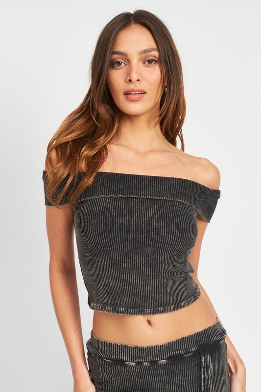 Strapless Crop Top from Crop Tops collection you can buy now from Fashion And Icon online shop