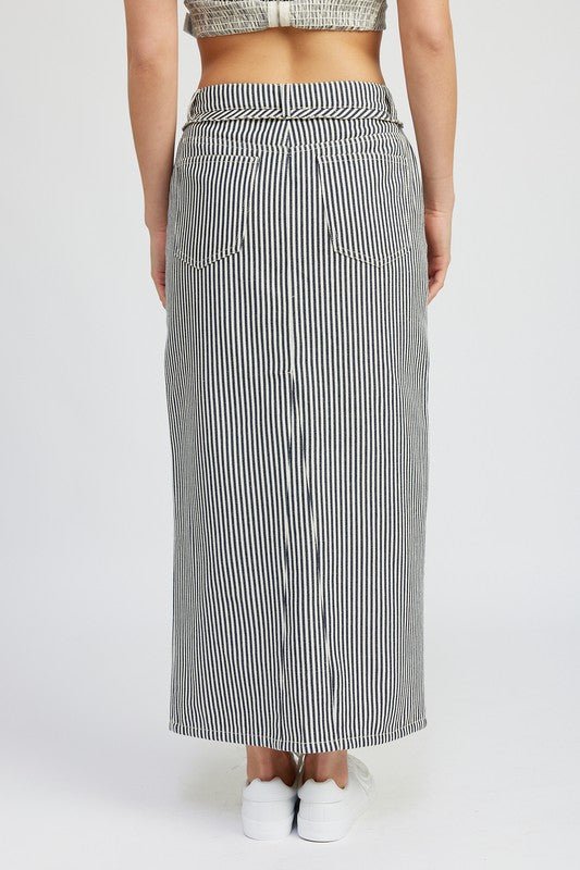 Striped Maxi Skirt from Maxi Skirts collection you can buy now from Fashion And Icon online shop