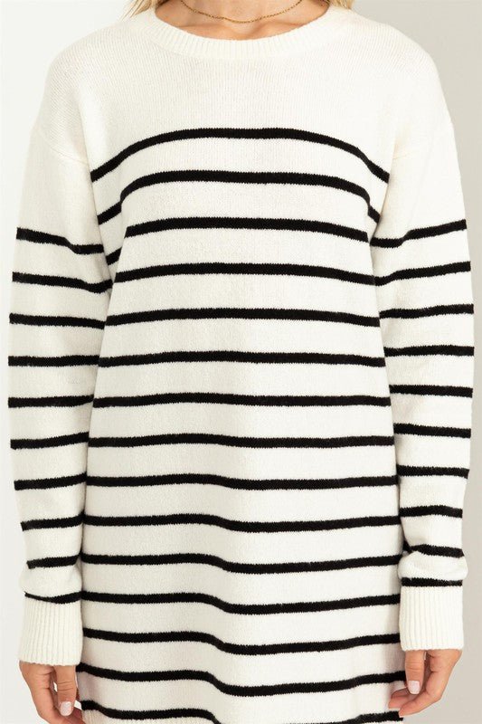 Striped Sweater Dress from Mini Dresses collection you can buy now from Fashion And Icon online shop