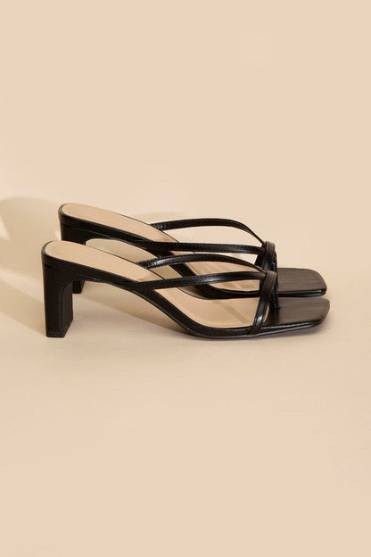 Thong Heeled Sandals from Sandals collection you can buy now from Fashion And Icon online shop