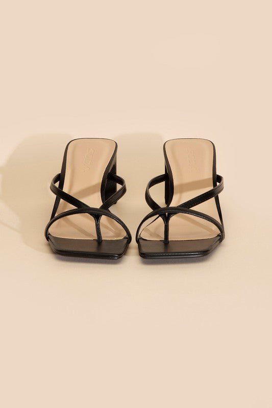 Thong Heeled Sandals from Sandals collection you can buy now from Fashion And Icon online shop