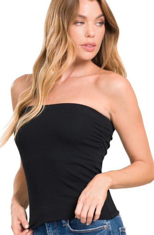 Tube Top With Built In Bra from Basic Tops collection you can buy now from Fashion And Icon online shop