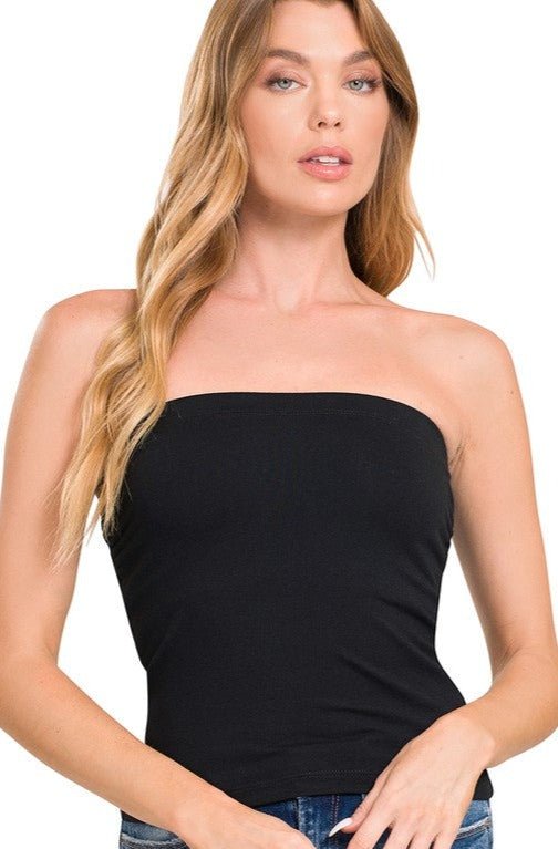 Tube Top With Built In Bra from Basic Tops collection you can buy now from Fashion And Icon online shop