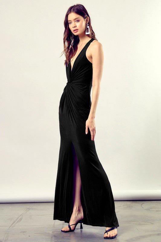 V Neck Sleeveless Maxi Dress from Maxi Dresses collection you can buy now from Fashion And Icon online shop