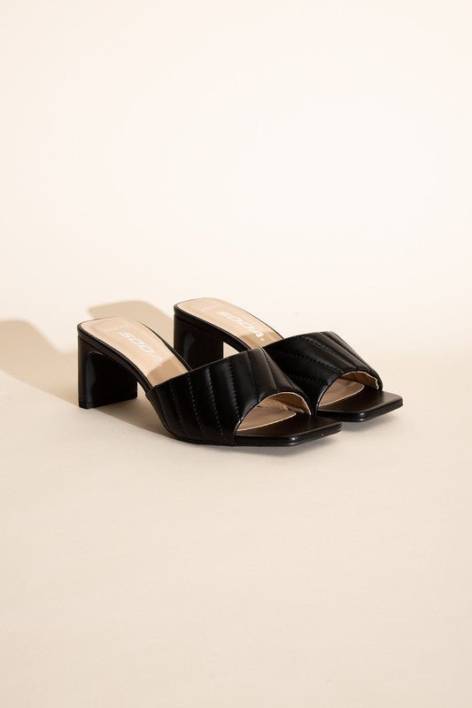 W-NINA Slide Mule Heels from collection you can buy now from Fashion And Icon online shop