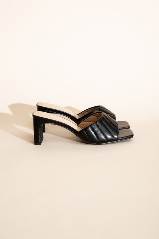 W-NINA Slide Mule Heels from collection you can buy now from Fashion And Icon online shop