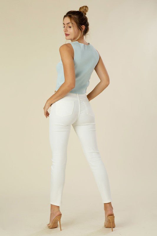 White Skinny Jeans from Jeans collection you can buy now from Fashion And Icon online shop