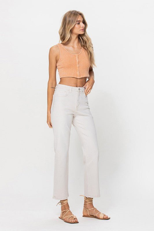 White Straight Jeans from Jeans collection you can buy now from Fashion And Icon online shop